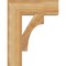Ekena Millwork Westlake Block Rough Sawn Bracket, Western Red Cedar, 4"W x 14"D x 18"H BKT04X14X18WTL05RWR - alternate 4